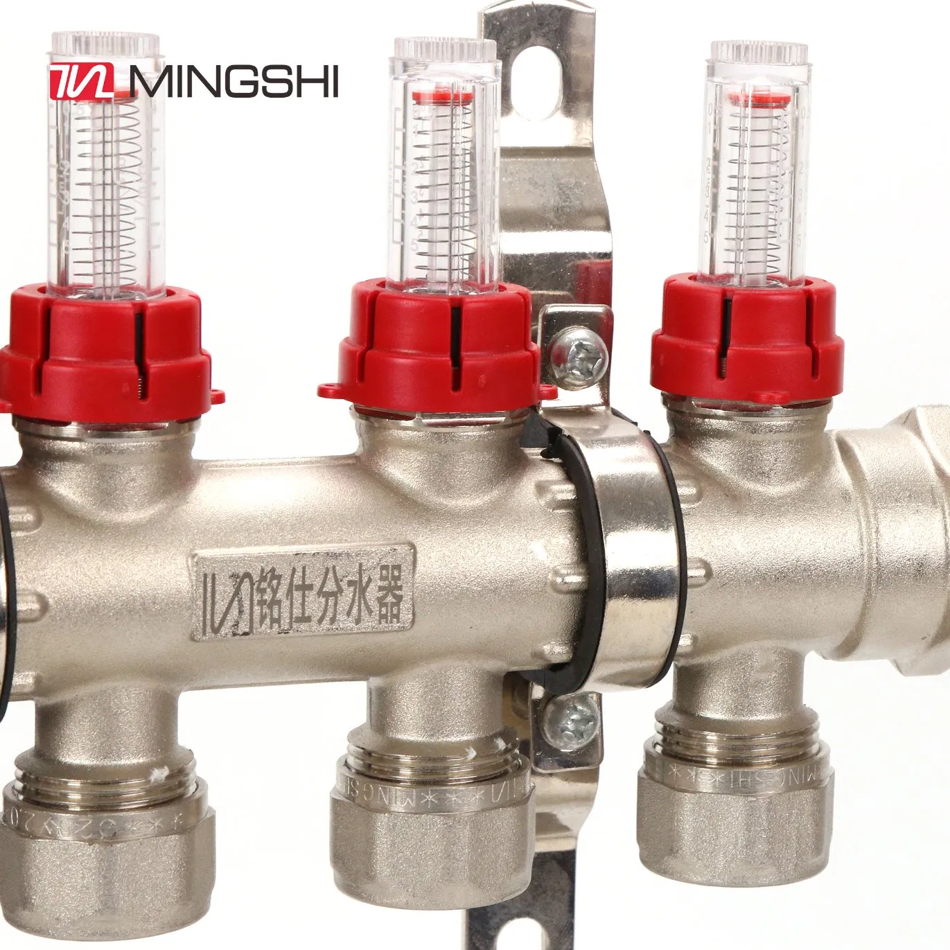 Plumbing Floor Heating System Pipe M94 Automatic Compartment Control Type Brass Stainless Steel Manifold