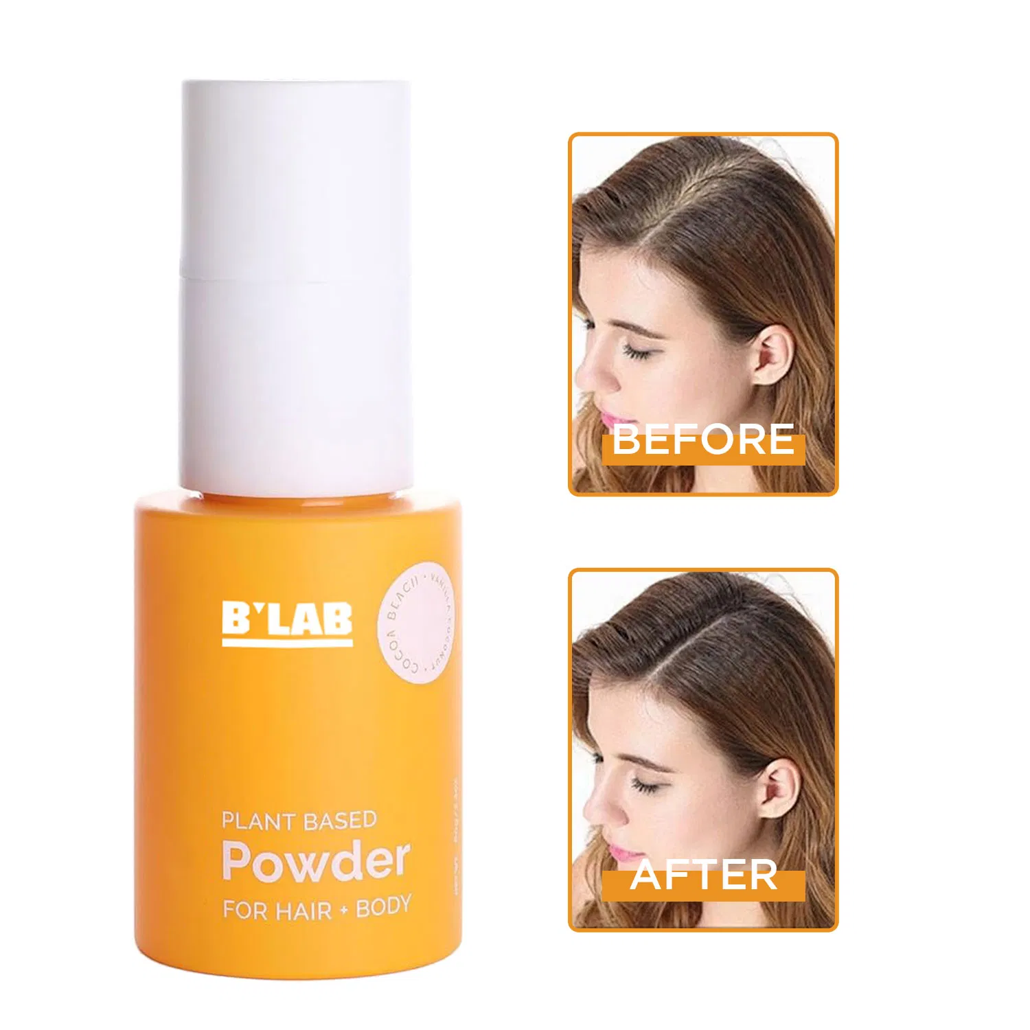 Factory Body Powder Fluffy Hair Volume Powder Plant Based Dry Shampoo Spray
