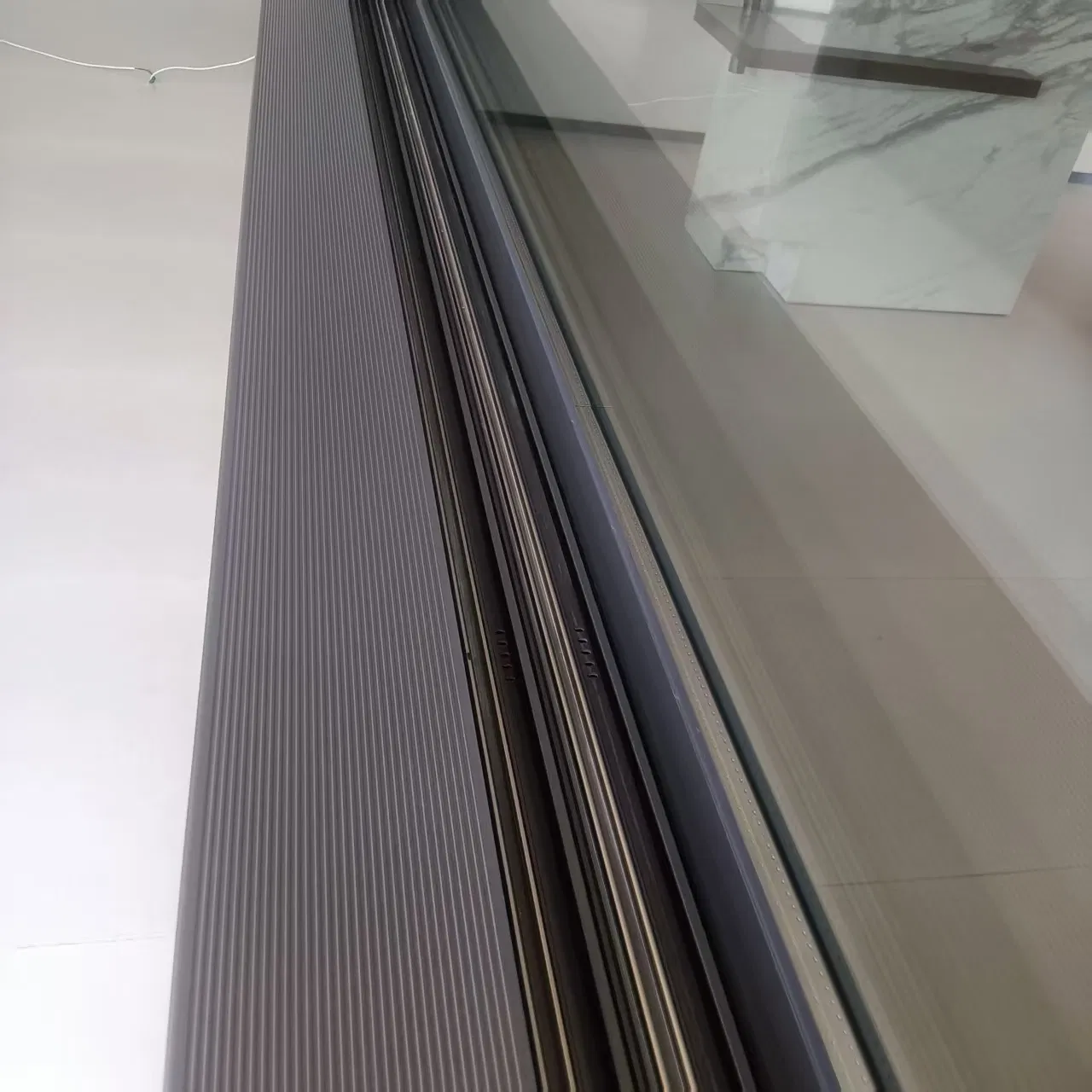 Building Material Aluminium Profile Aluminum Sliding Window for Living Room Balcony with Clothes - Drying Rack