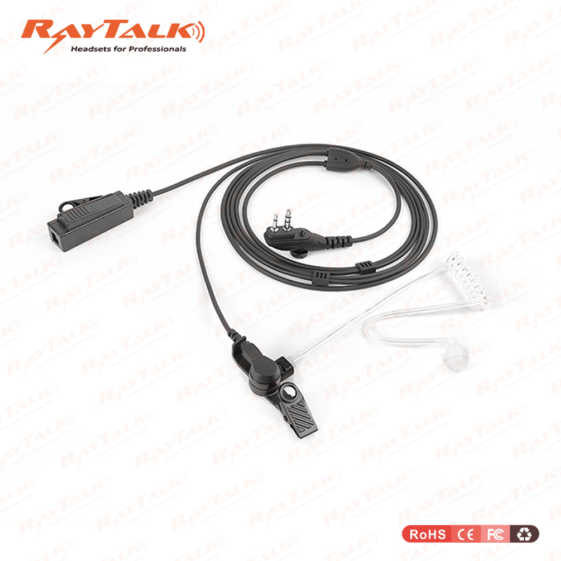 1 Wire Acoustic Tube Earpiece with Braided Fiber for Motorola Xpr Series Xpr6000 Xpr6550