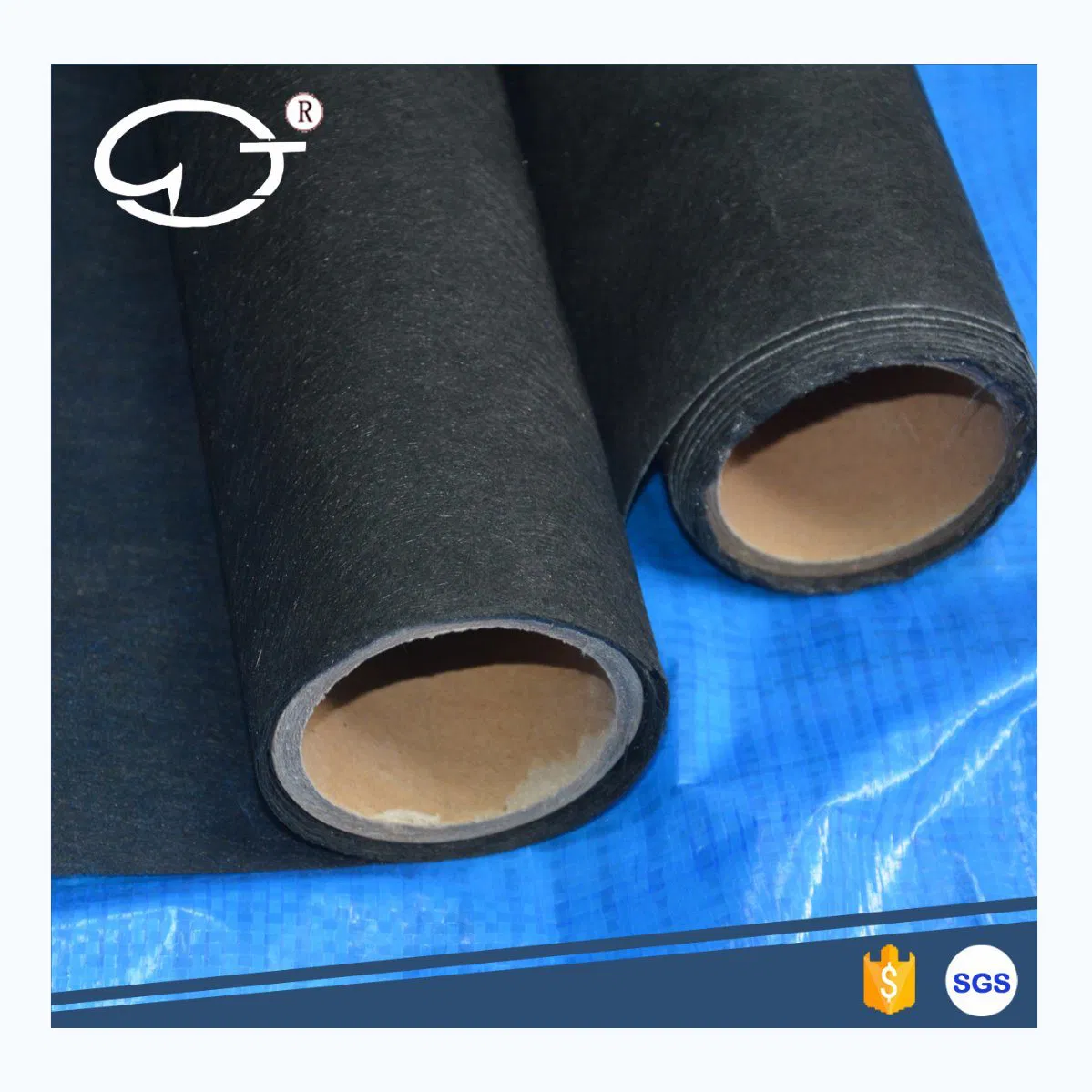 Fire Retardant Black Fiberglass Tissue Roll