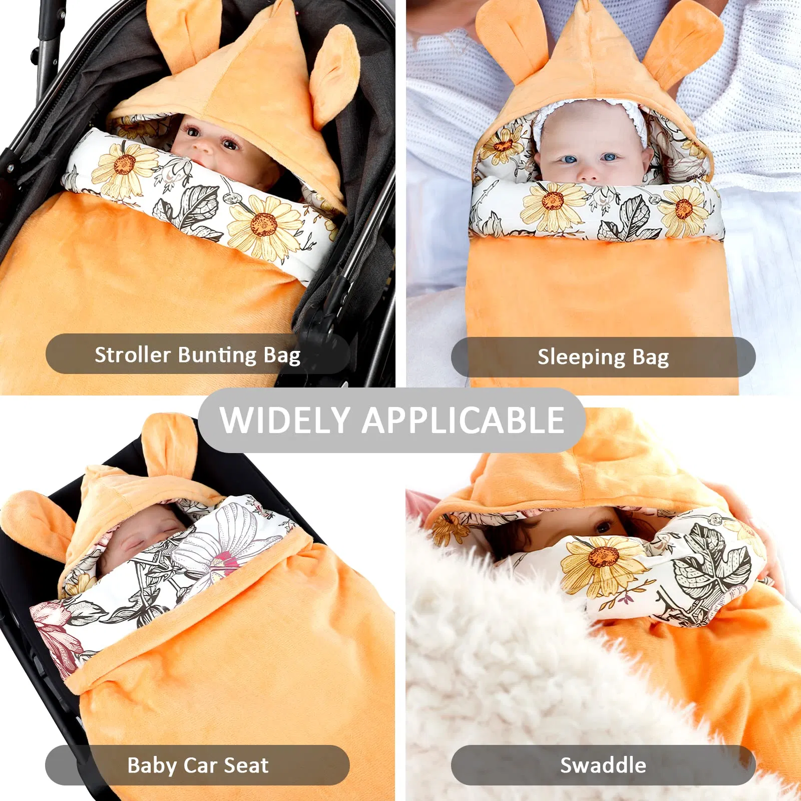 Innovation Winter Car Seat Cover for Baby Stroller Blanket Warm Bunting Bag