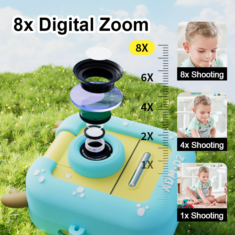 Kids Camera Instant Prin Toddler Digital Camera Printable Camera Camera with Printer