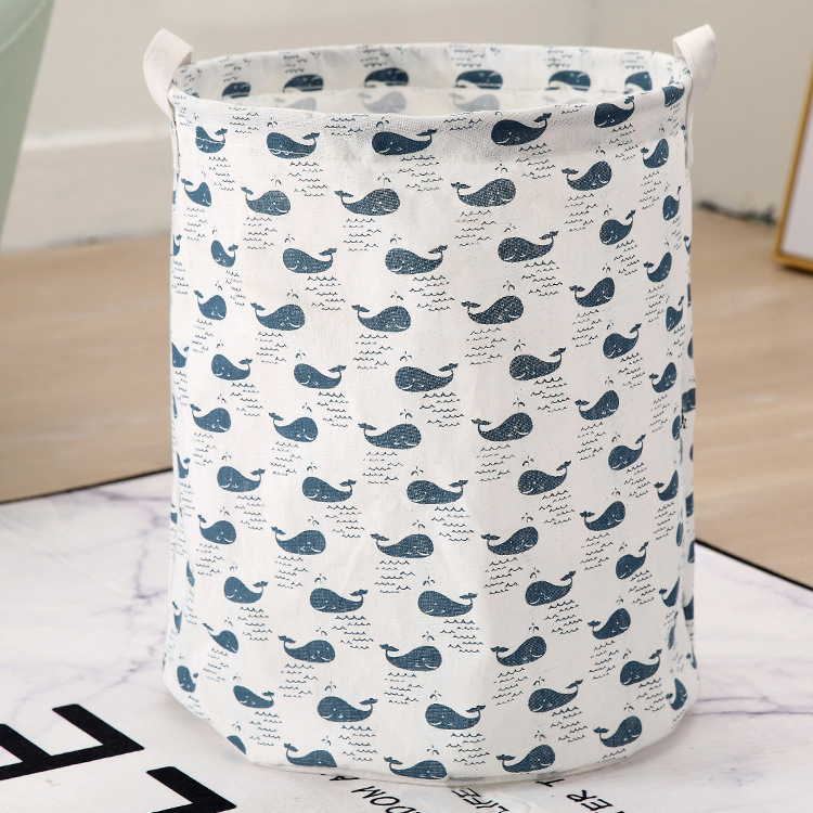 Household Fabric Dirty Clothes Basket Toy Clothes Storage Basket Laundry Basket