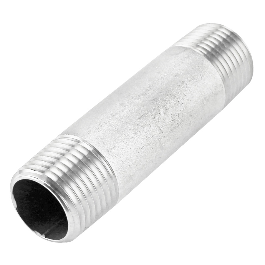 Stainless Steel Threaded Hex Hexagon Pipe Fitting Nipple