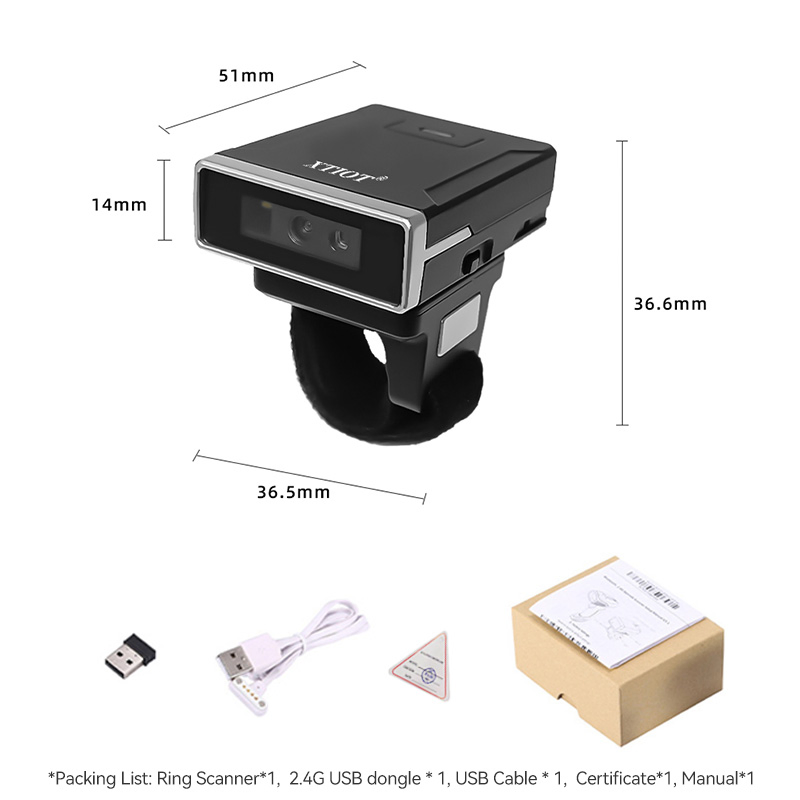XT3001AHD Warehouse Inventory Ring Scanner China