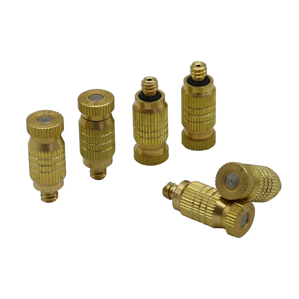 Brass High Pressure 3/16" Male Thread Anti Drip Atomization Sprayer Water Mist Nozzle