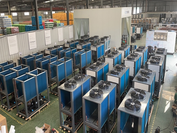 Manufacturer R410A Air Cooled Modular Air Source Heat Pump Water Cooling Chiller with High Cop