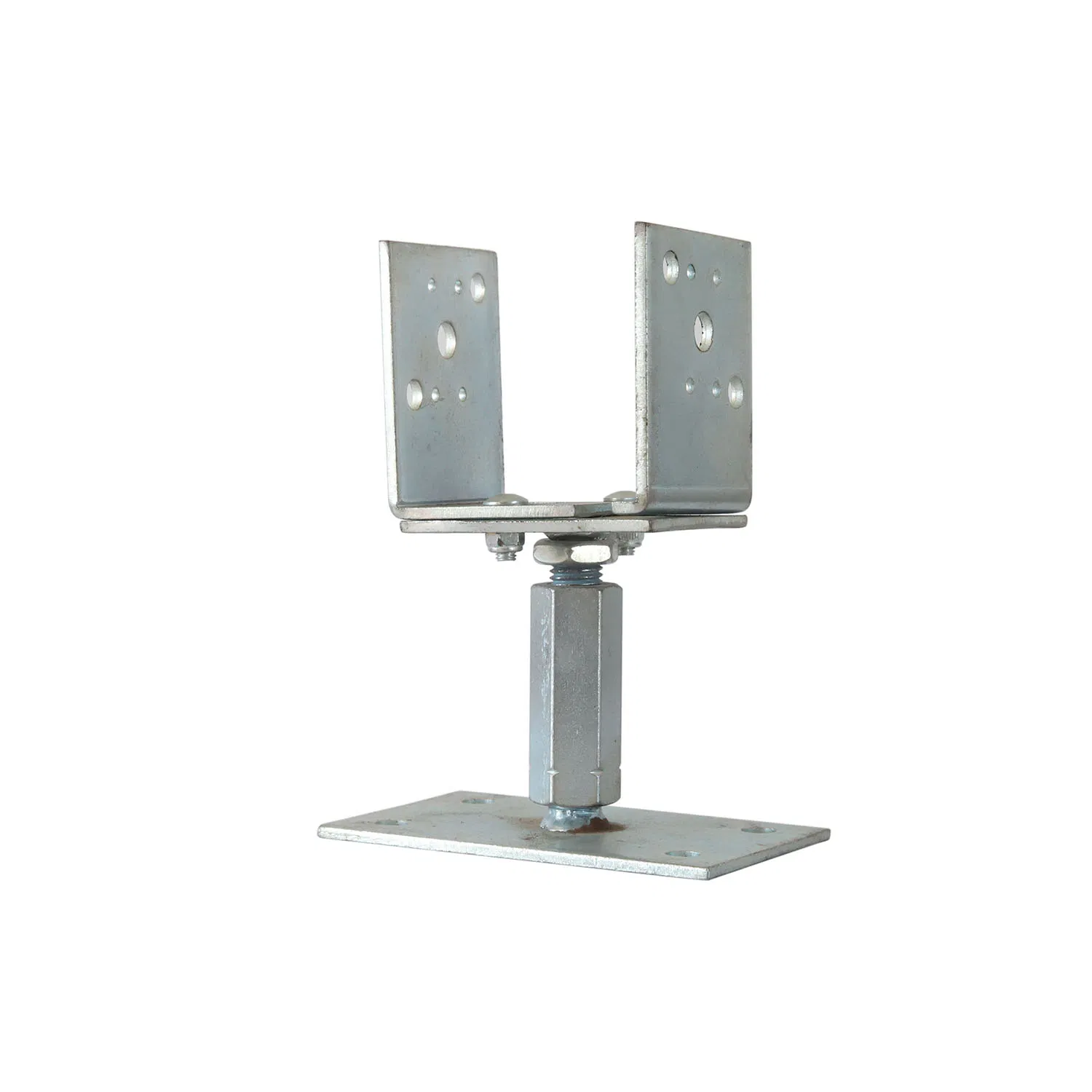 Грунтовый анкер U-образный оцинкованный для опор