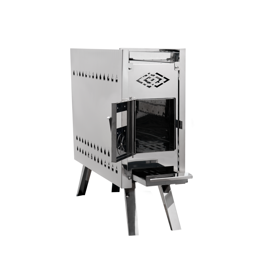 Stainless Steel Indoor Sauna Estufa Lena No Smoke Wood Burning Stove for Camping Outdoor Sauna Equipment