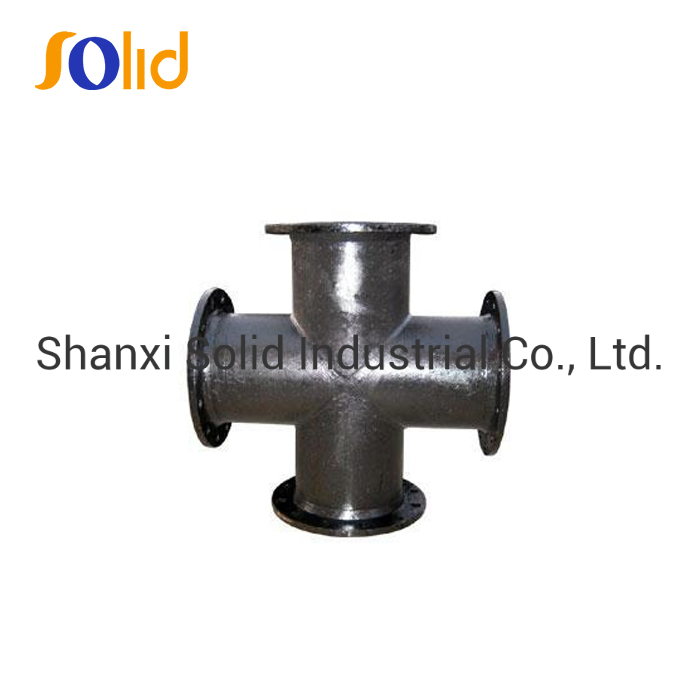 En545 Standard Epoxy Coating Ductile Iron All Flange Cross Pipe Flanged Fittings