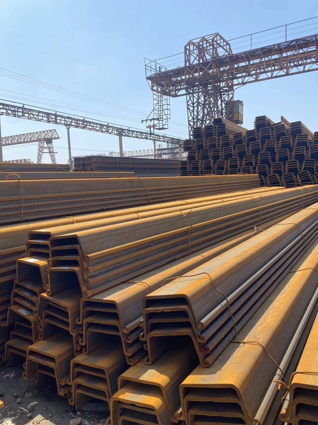 Sy29512m Steel Sheet Pile 400X170X13.1 Steel Sheet Pile 600mm Sy390 400mm Used Steel Sheet Pile