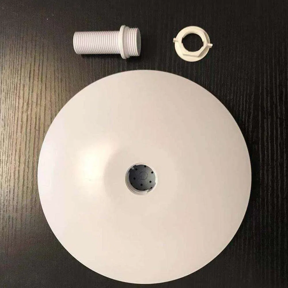 Chromed Plated Bathroom Square Shower 12 Inch Bubble Rainbow Shower Head Square