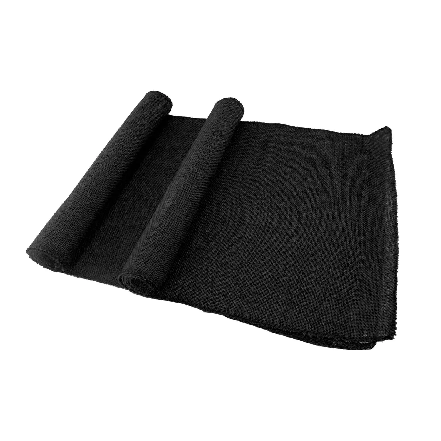 Black Home Decor Jute Table Runner