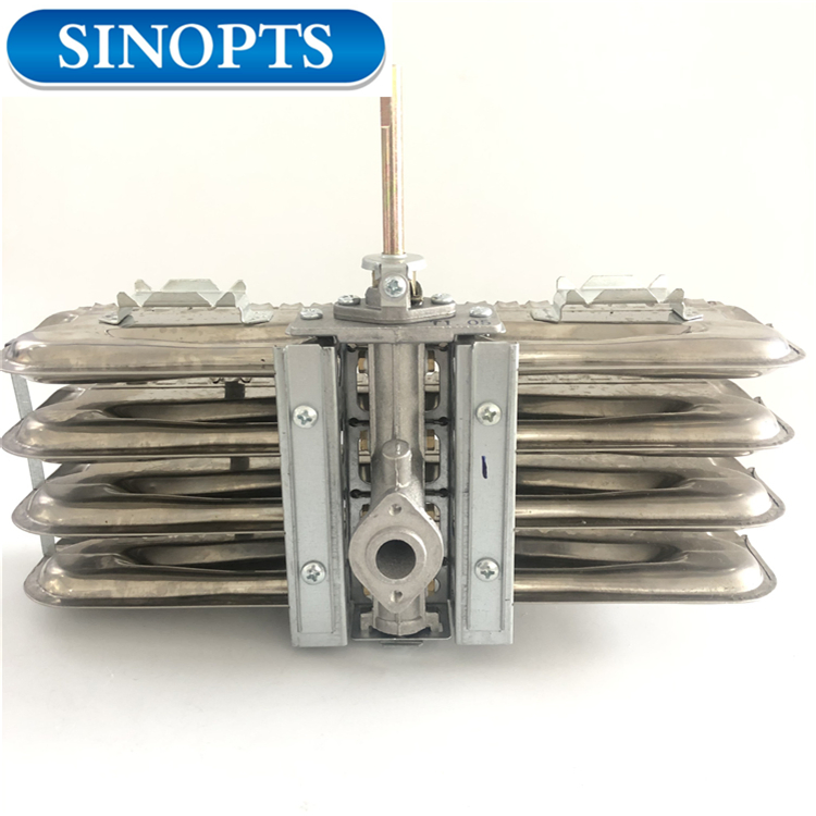 Ng/LPG 8 Rows High Quality Low Nox Emission Gas Burner for Wall Hung Gas Boiler