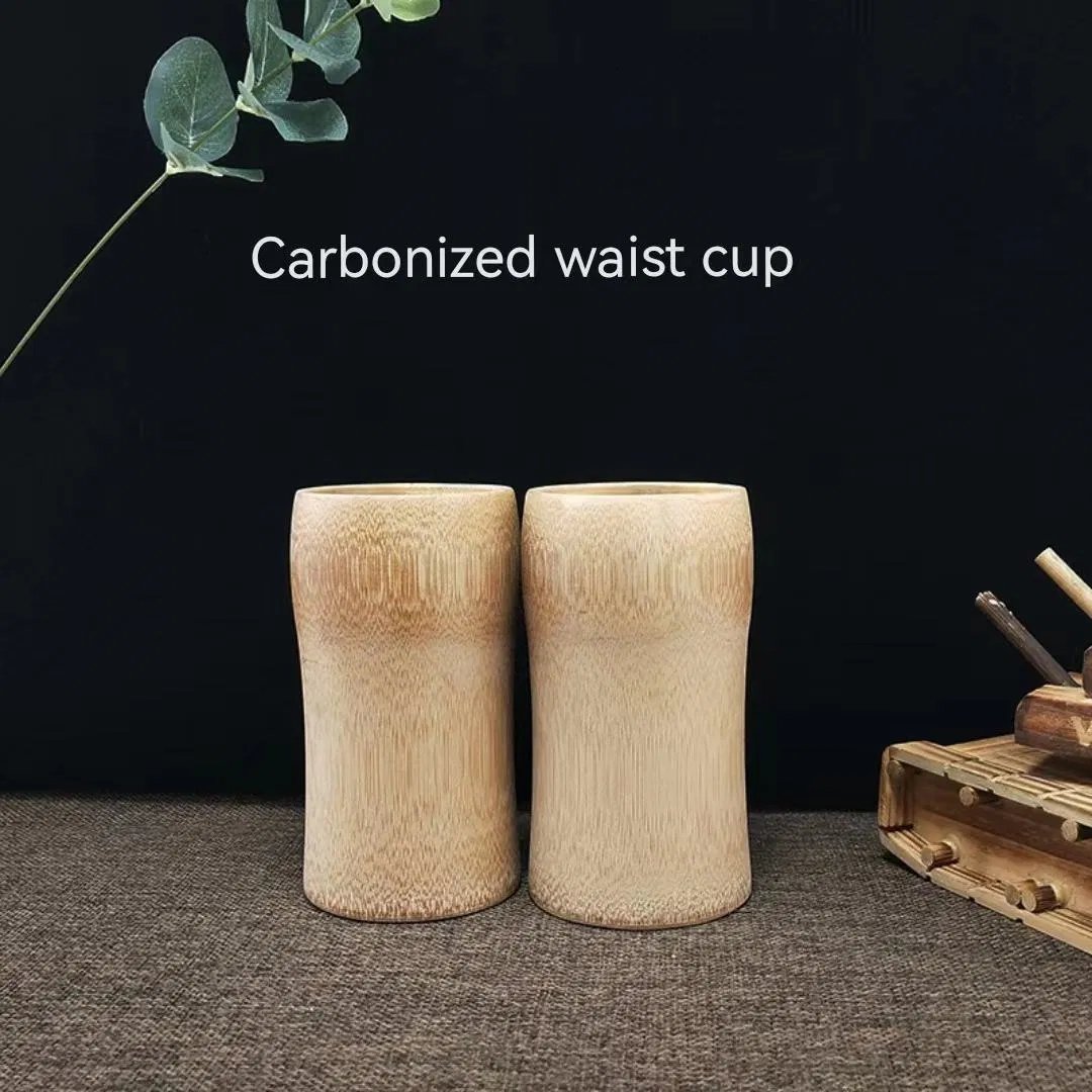 Eco-Friendly Bamboo Handcrafted Cups for Wine and Tea