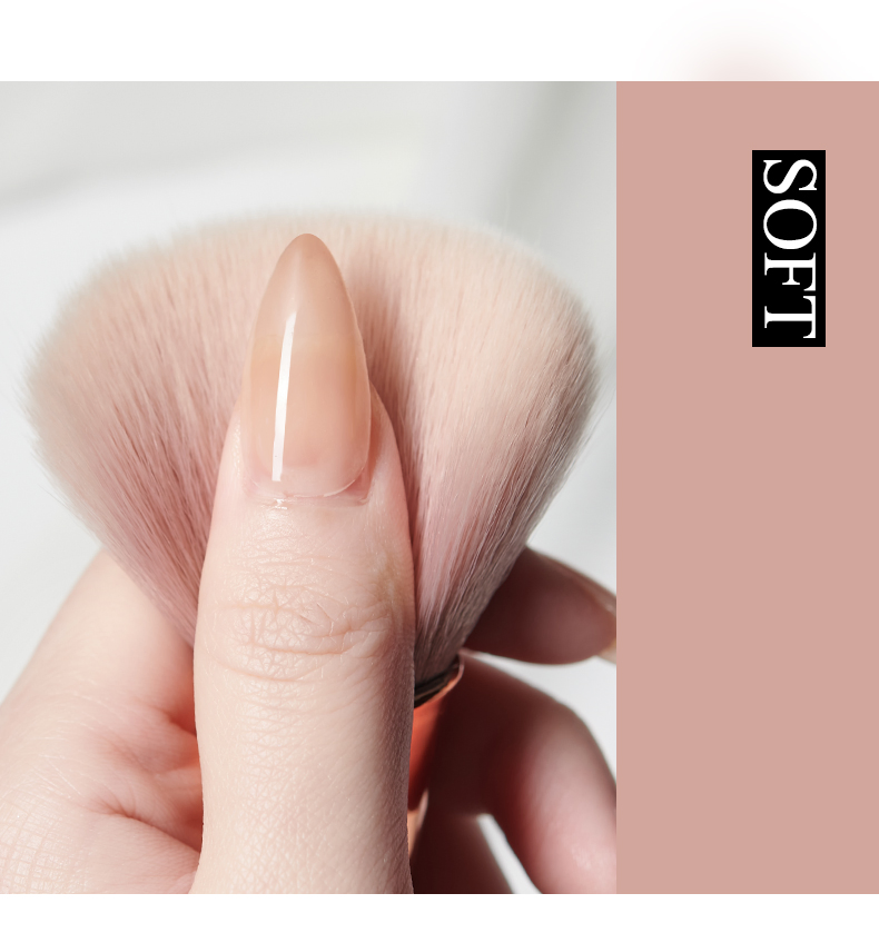 Wholesale Popular Colorful Nail Dust Brushes Acrylic&UV Nail Gel Powder Remover Brush Nail Brush