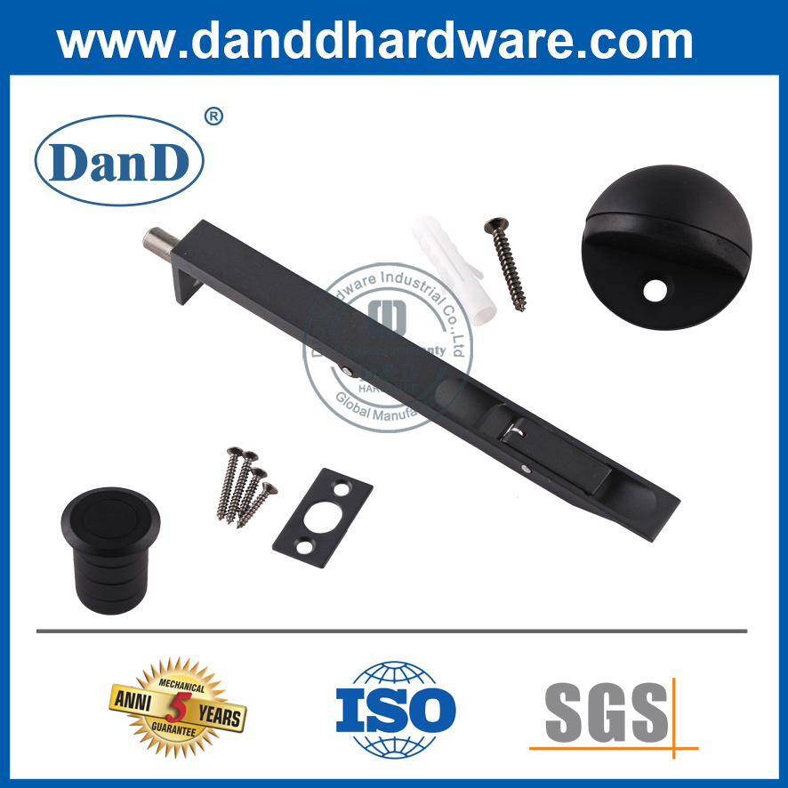 Matt Black Ss 304 Door Stopper for Timber Doors