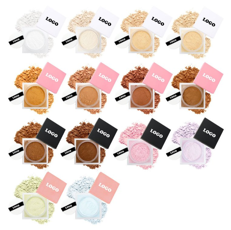 Private Label Makeup Oil Control Makeup Face Setting Loose Powder