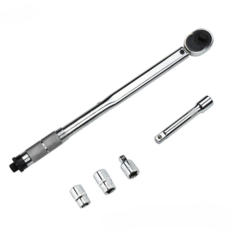 11PCS 1/4 Inch Drive 2-14nm Adjustable Torque Wrench Durable Bicycle Bike Repair Spanner Hand Tool Kit Professional Tool Set