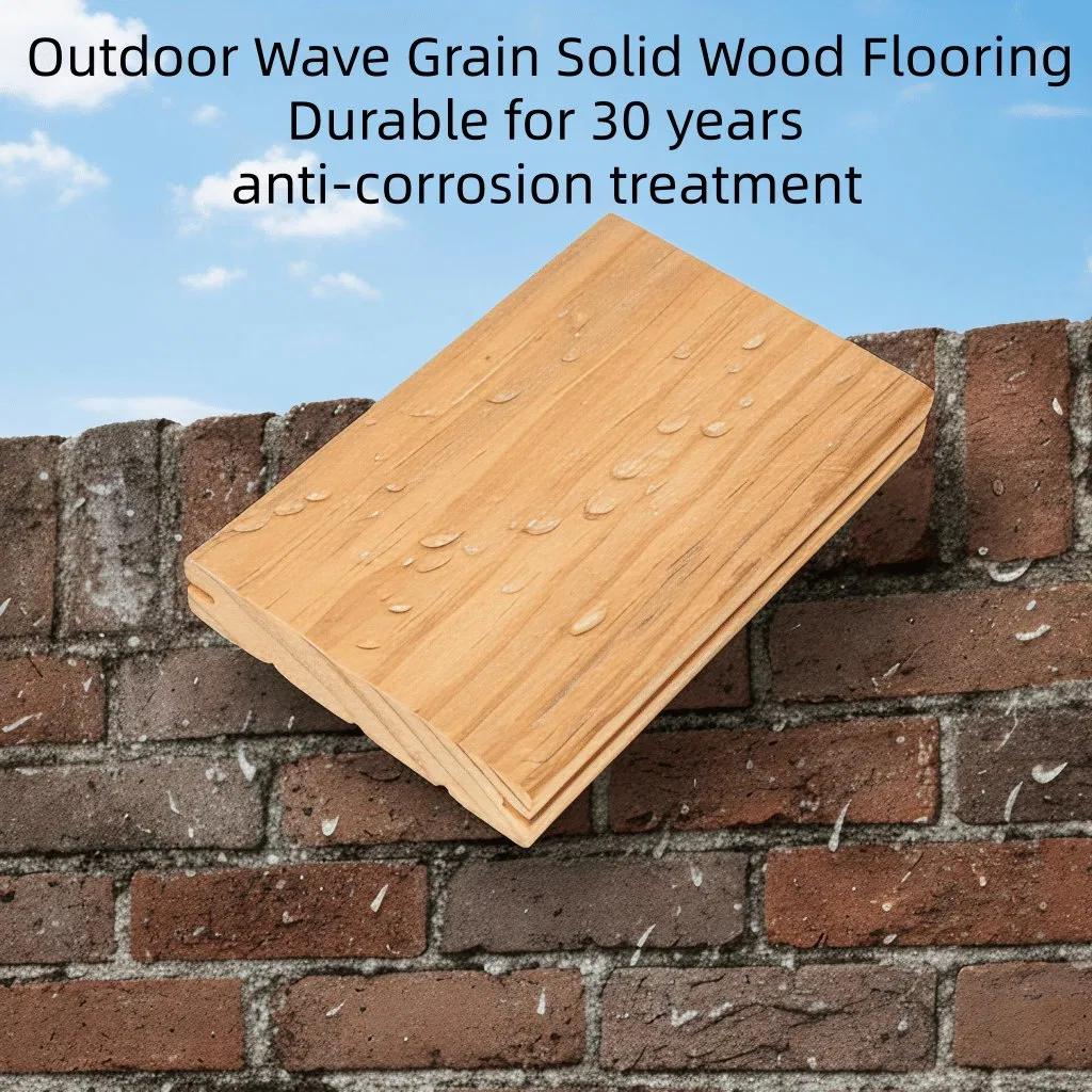 Wave Grain Modified Pine Decking for Patio & Garden