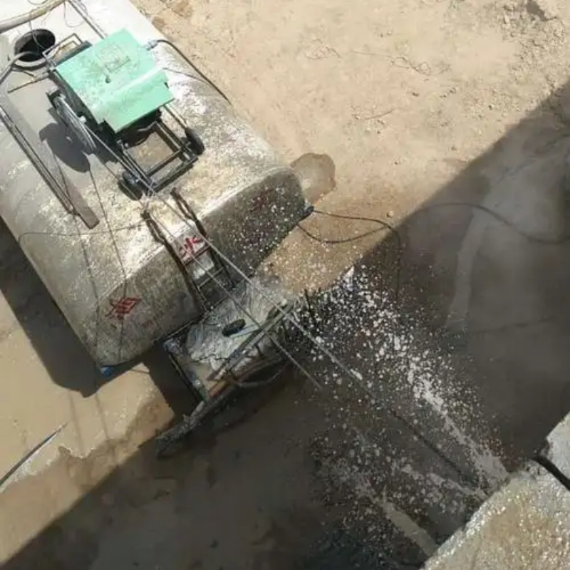 Высокоскоростная электрическая пила с алмазным тросом