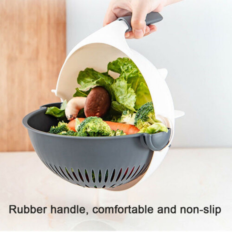 Plastic Fruits Vegetable Washing Basket Kitchen Strainer