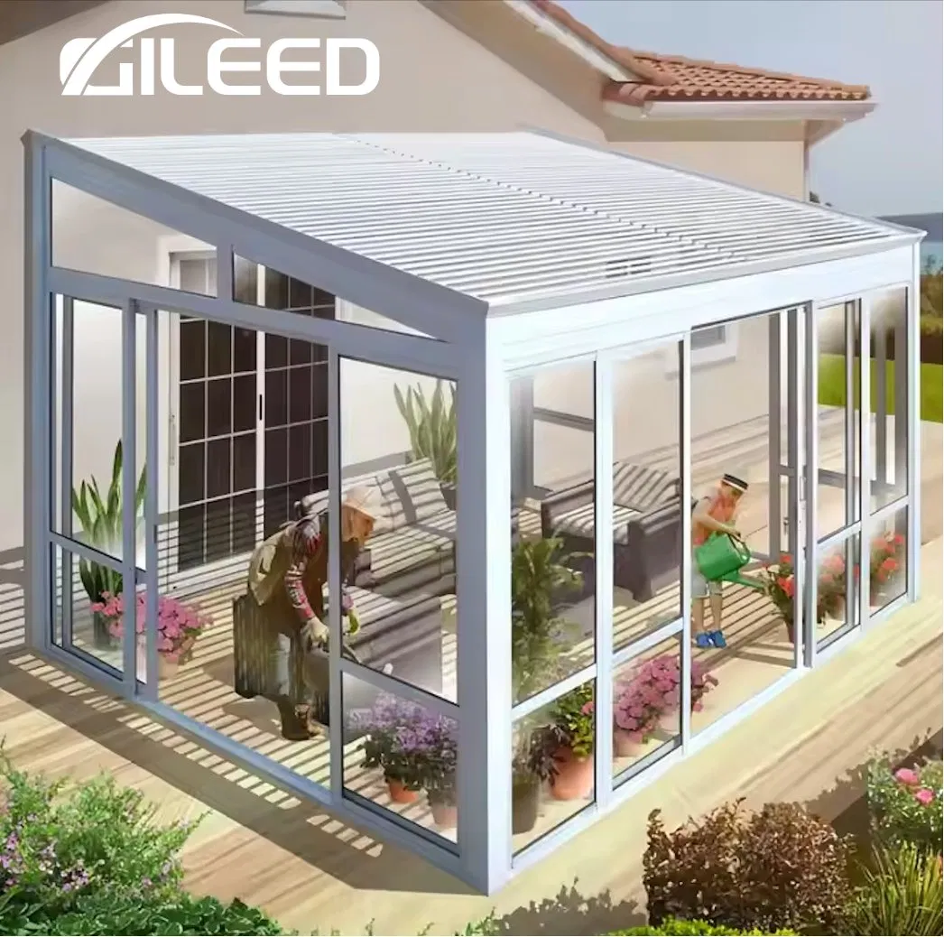 Best Price Aluminum Alloy Frame Glass Sunroom with Waterproof Soundproof Function
