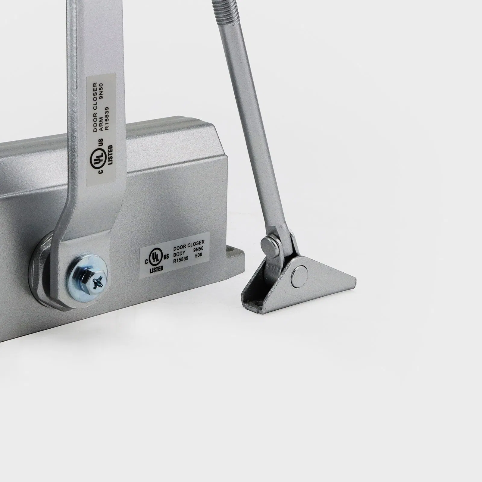 Adjustable CE&UL Fireproof Aluminum Listed Door Closer for 80-120kg Door (605)