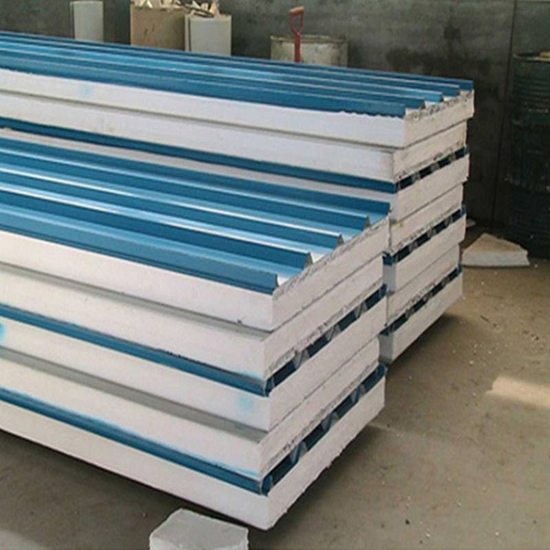 8-20kg/M3 Density PU/ Polystyrene/EPS Sandwich Panel for Roof/Wall/Ceiling Material