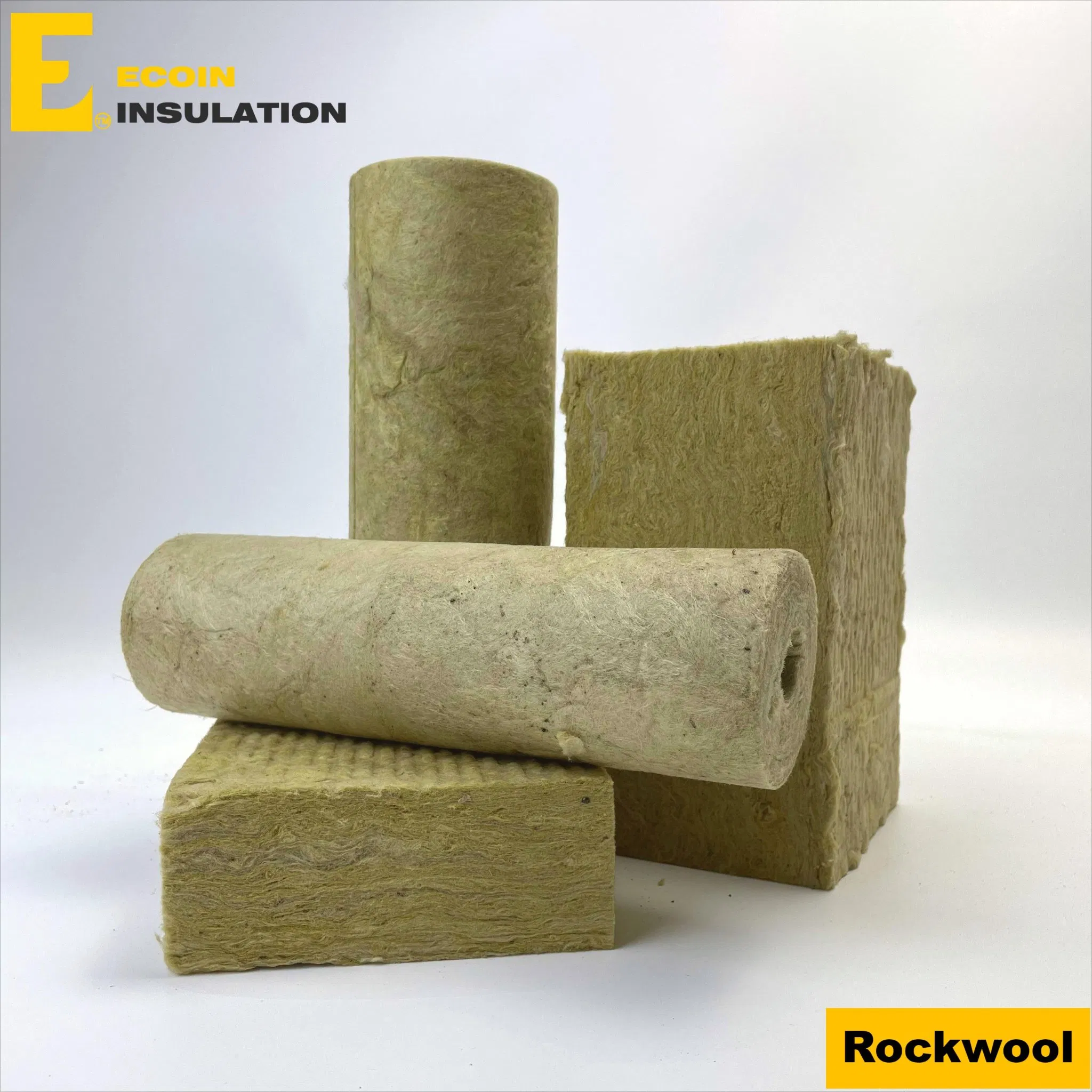 25mm 50mm 30mm 60mm 80mm Thickness Fire Retardant Heat Insulation Rockwool Pipe Insulation Australia