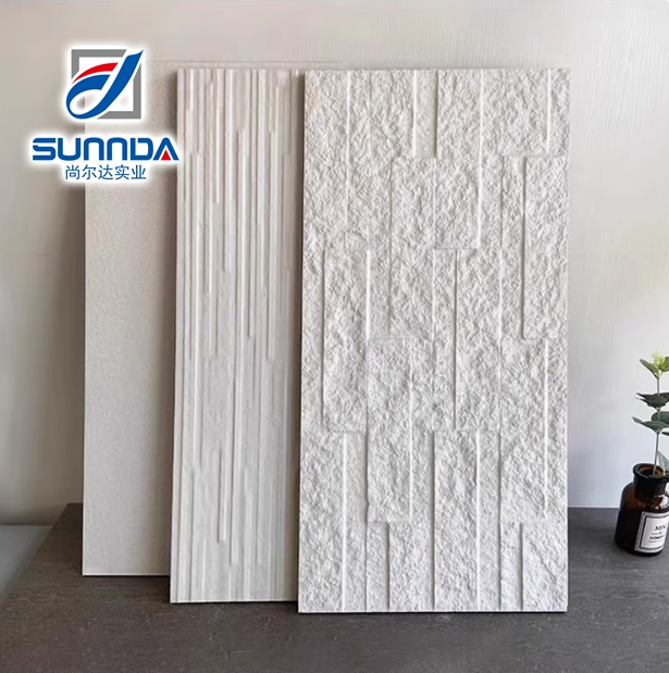 Rough Matte Surface Exterior Wall Tiles Building 300X600 Stone Marble Designs