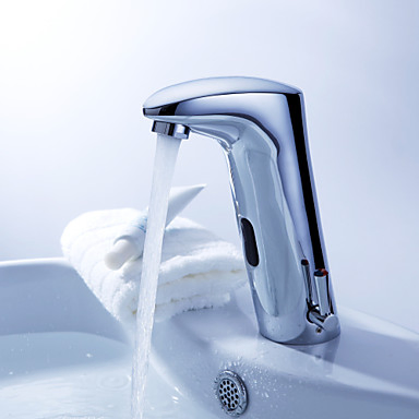 Сенсорный смеситель для раковины с инфракрасным датчиком