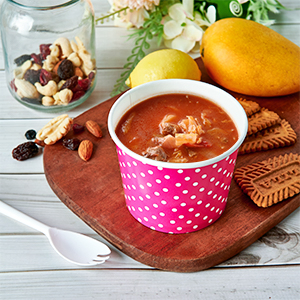 Eco Friendly Customized Ice Cream Packaging Container with Lid and Spoon