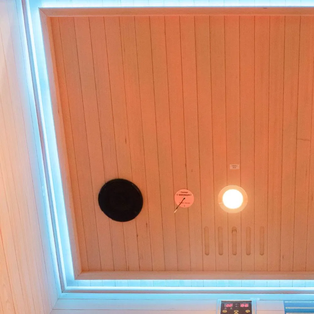 Инфракрасная сауна для дома на 2-3 человека из канадского хемлока