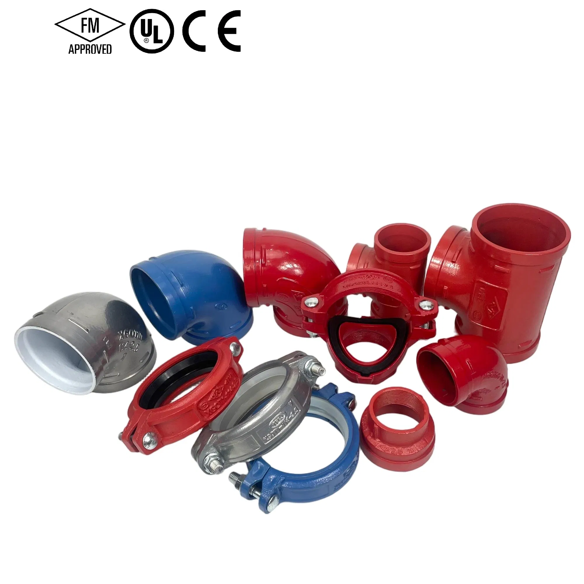 Made in China Price FM\UL Fire Fighting Equipment Coupling\Tee\Elbow Grooved Pipe Fittings