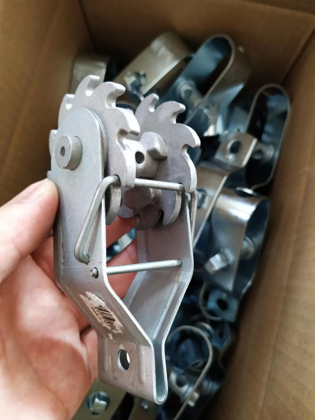 Wire Tensioner with Aluminum Rachet Wheel HDG Hole 5mm