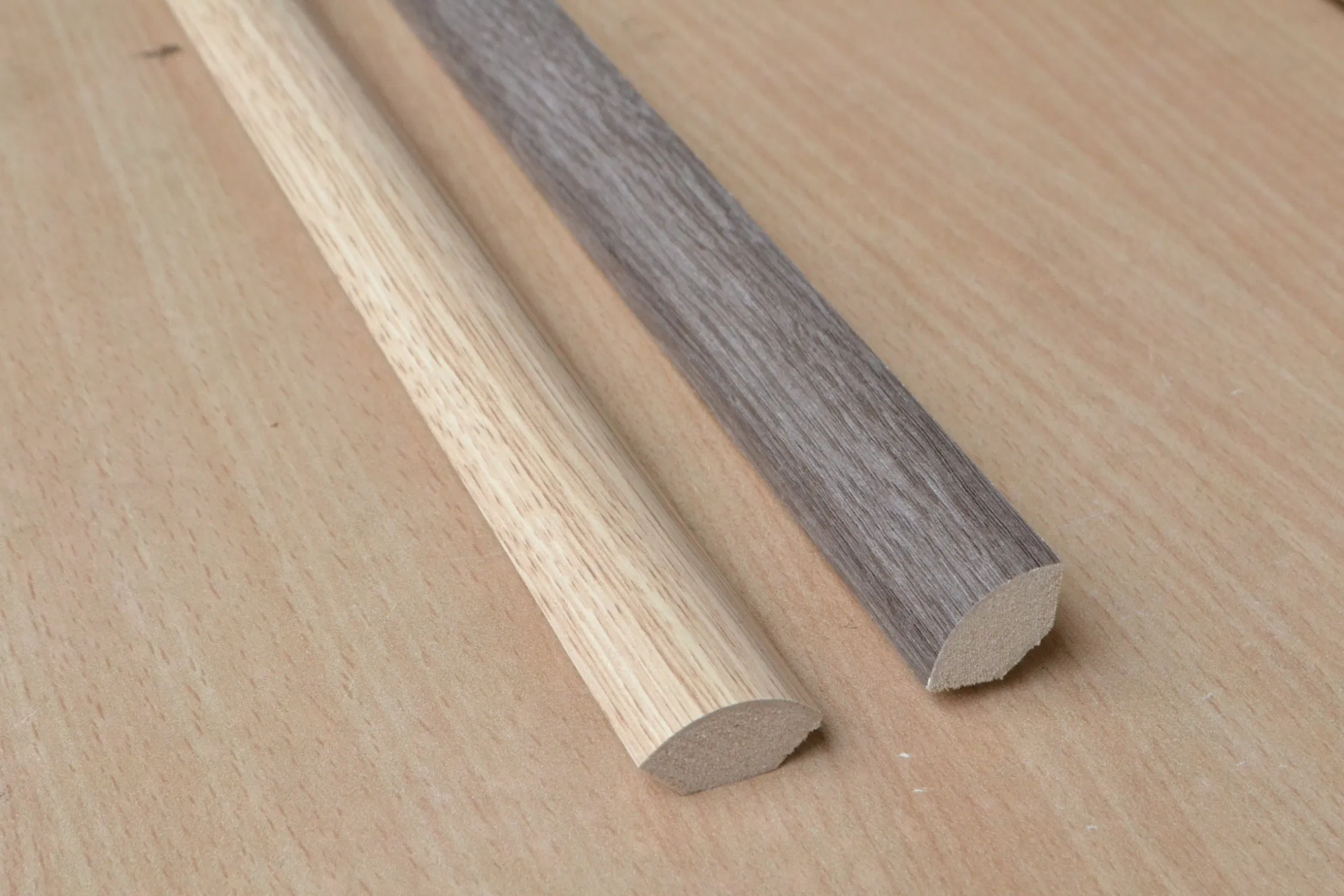 MDF Finger Jointed Primed Corner Line Wood Flooring Accessories Quarter Round Molding