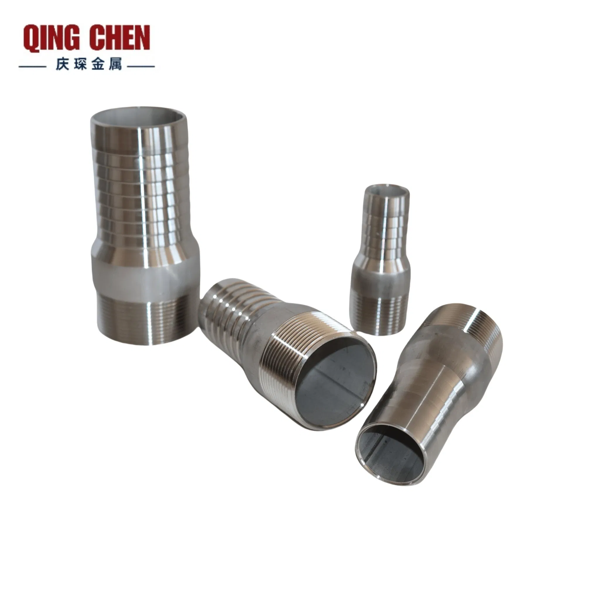 Stainless Steel Pipe Fittings 304 316 3" NPT/BSPT Hose Nipple