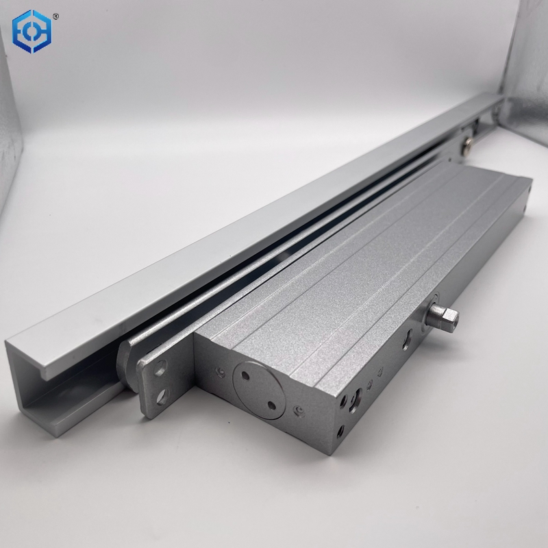 Fire Door Hydraulic Embedded Aluminum Two-Stage Speed Commercial Mounting Automatic Door Closer with Sliding Arm