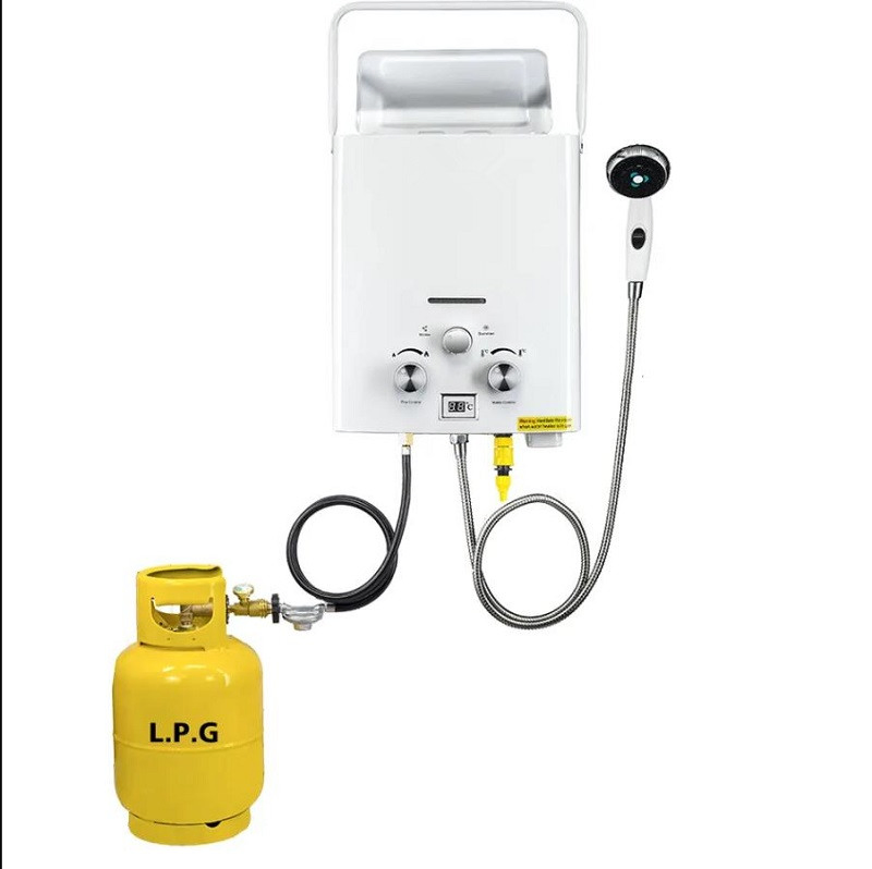Small Portable Camping LPG Tankless Instant 3V Gas Hot Water Heater
