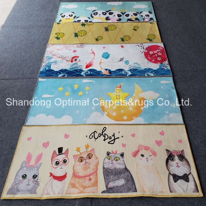 50cmx150cm Kitchen Printing Mat/Rugs with Anti-Slip Backing