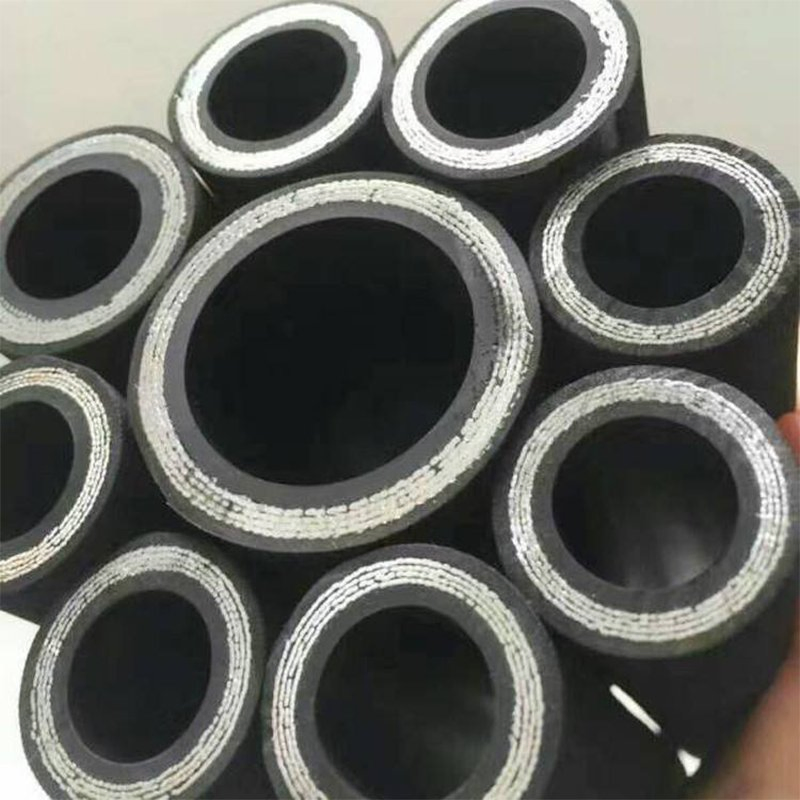 Heat-Resistant Black Customized High and Low Pressure Rubber Hose for Factories
