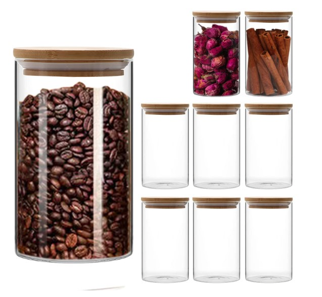 Kitchen Borosilicate Glass Food Storage Jar Extra Large Glass Storage Jar