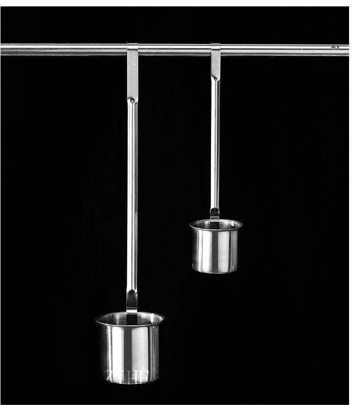Thickened Stainless Steel Long Handled Household Wine Spoon Funnel