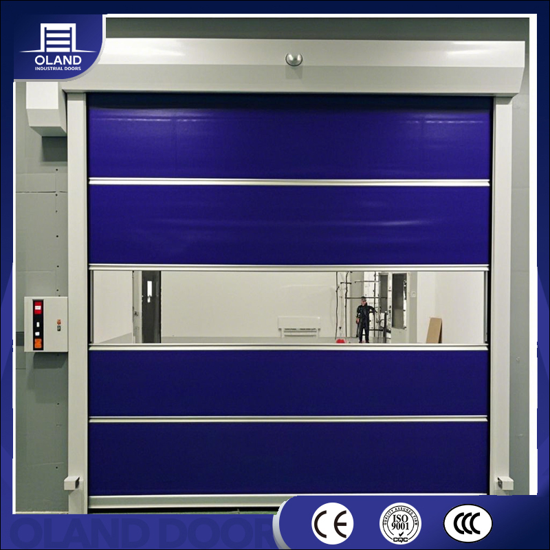 Factory Self Repairing Wholesale PVC Automatic High Speed Industry Fireproof Roller Door