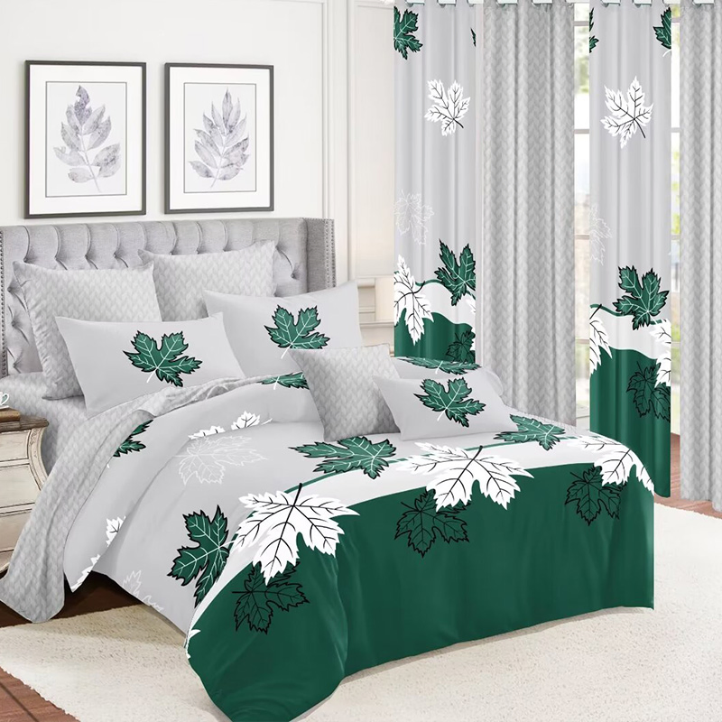 Customized Red Home Hotel Textiles Printed Microfiber Bed Cover Bedroom Bedding Set Bed Linen Queen King Size Duvet Quilts Comforter Bed Sheets Bedspread