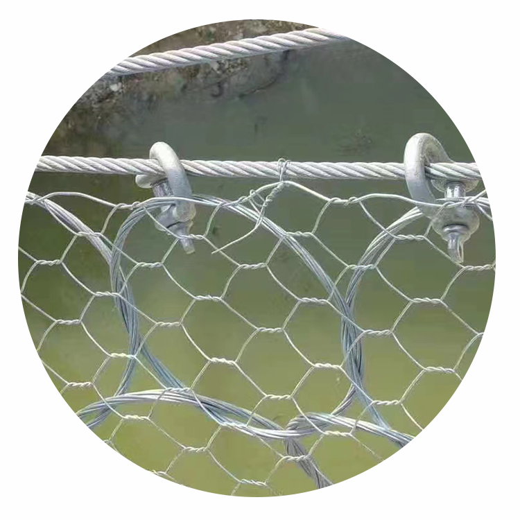 Passive Slope Rockfall Steel Wire Ring Net Sns Slope Protection Netting Mesh