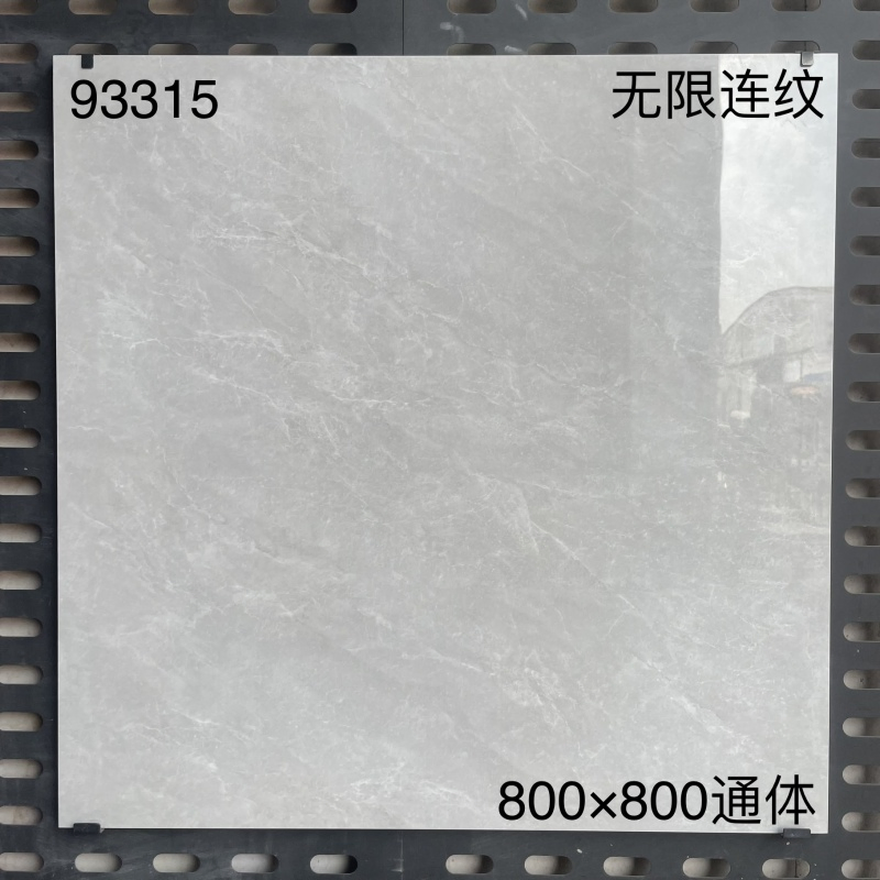 80X80cm White Grey Marble Glazed Polished Porcelain Antibacterial Floor Tile for Bathroom and Living Room