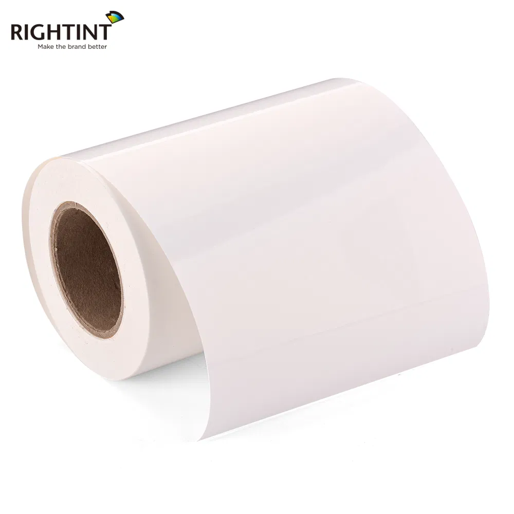 Rightint Glassine Carton A4, in Rolls, OEM PP Sticker Vinyl Self Adhesive Label